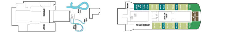 Norwegian Cruise Line Norwegian Escape Deck Plans Deck 18.png